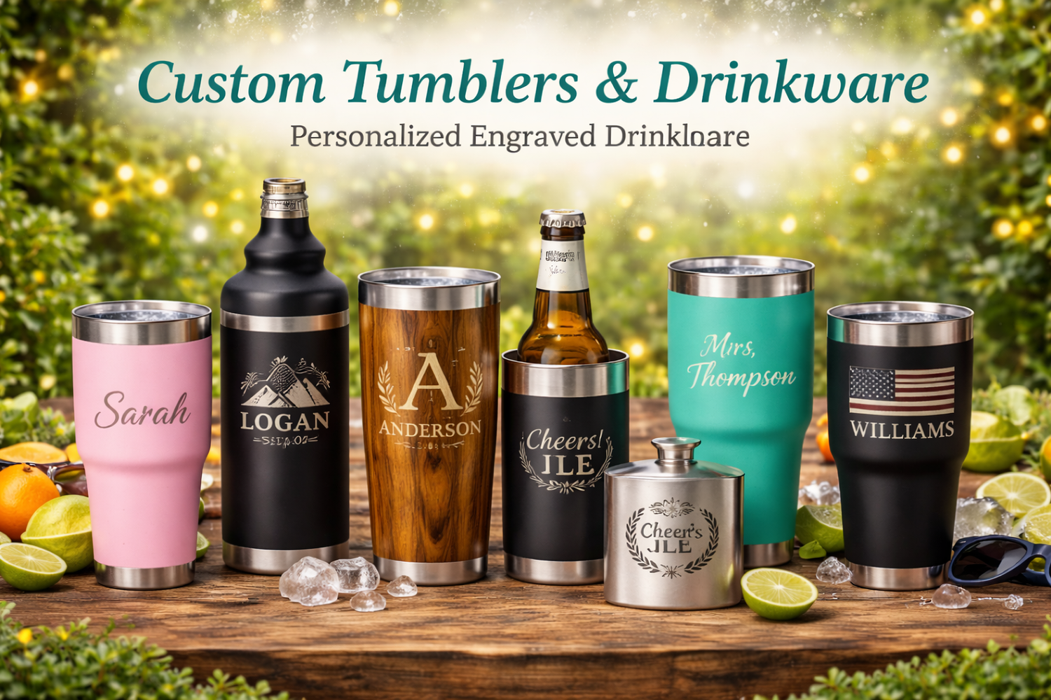 Custom Tumblers & Drinkware