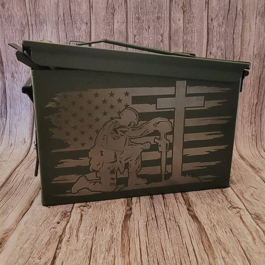 Custom Engraved 50 Cal Ammo Can