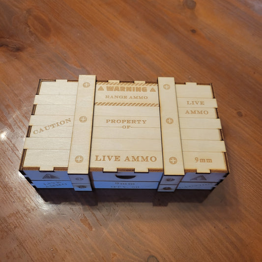 Wooden Ammo Crate Keepsake