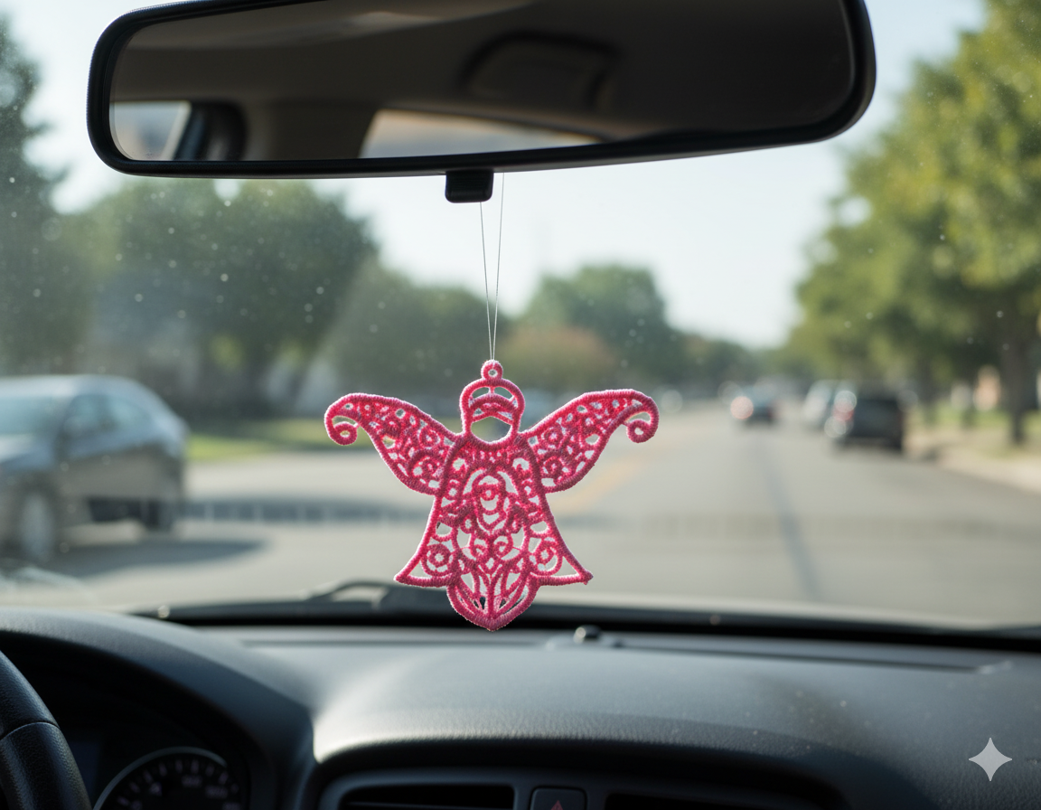 Embroidered Guardian Angel