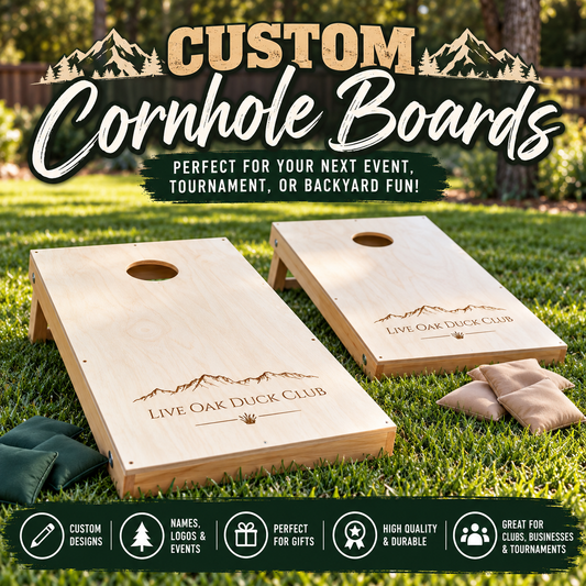 Custom Engraved Cornhole Set